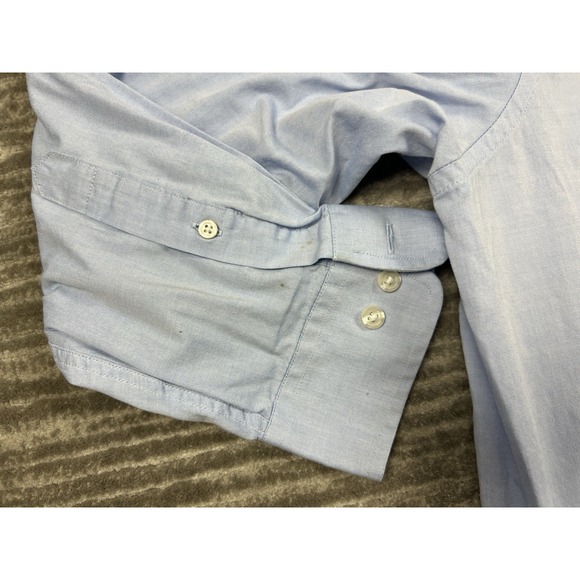 Croft & Barrow‎ Shirt Mens 20 34/35 Blue Button Up Easy Care Classic Fit Casual - Picture 4 of 14